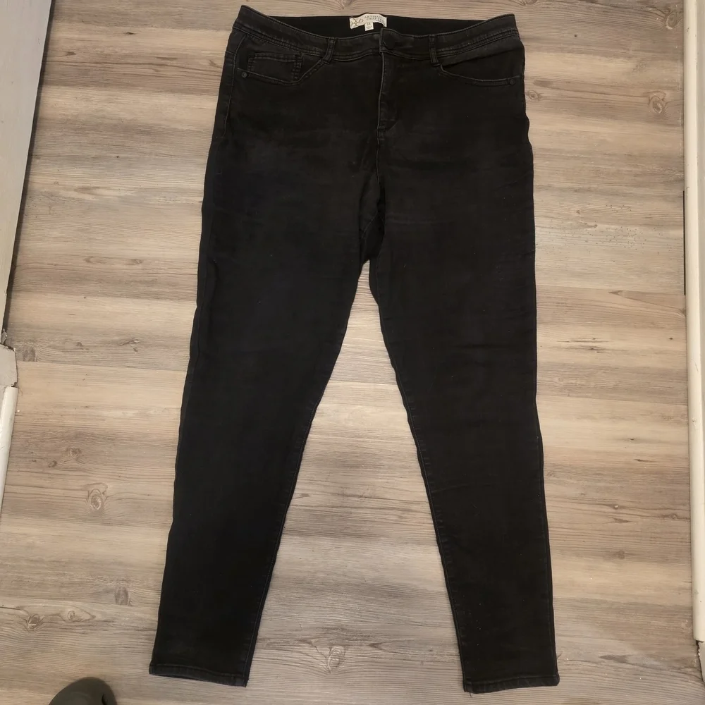 Vintage Artisan Crafted Classic Black Women's Jeans Skinny Size 14